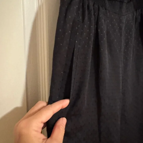 Alice Ritter Silk Dotted Black Jumpsuit - Picture 3 of 9